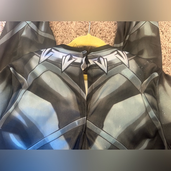 Marvel Black Panther Muscle Costume Kids Black Panther Suit Wakanda Size 5–6 - Picture 7 of 8
